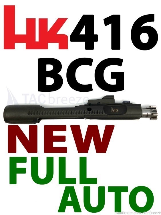 HK416 HK 416 BCG BOLT CARRIER RARE OTB 416 HK FULL AUTO CARRIER HK416-img-0