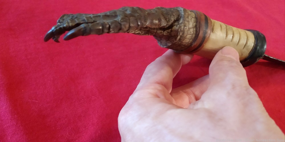 Antique alligator dagger & sheath should be in a museum-img-5