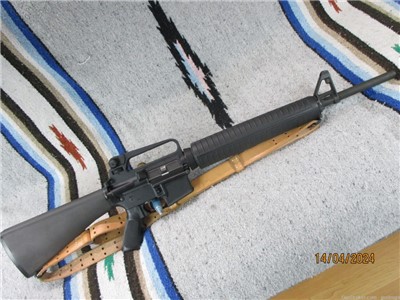 Bushmaster XM15 Match Rifle 223 Heavy barrel, floating handguard, weights