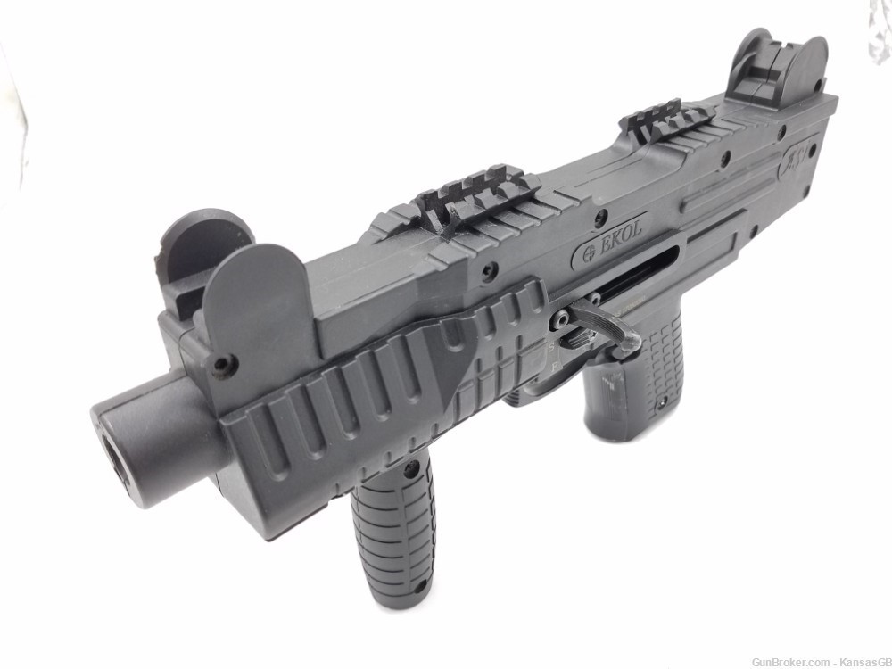 EKOL ASI Front Firing Machine Gun Fully Automatic 9mm Blank UZI Pistol-img-18