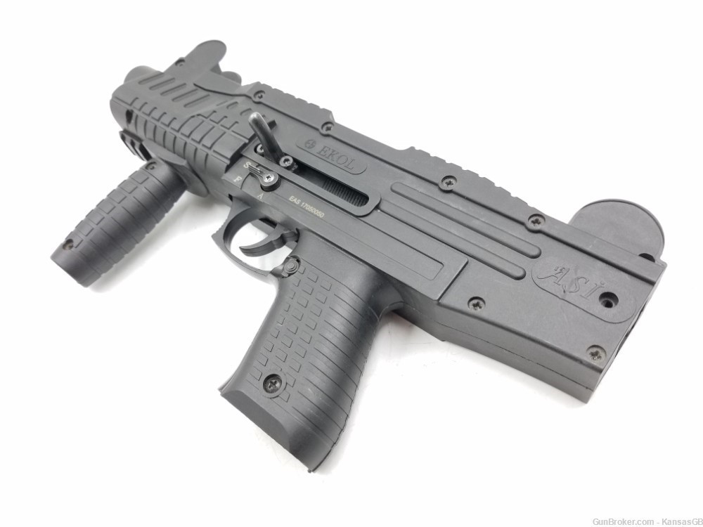 EKOL ASI Front Firing Machine Gun Fully Automatic 9mm Blank UZI Pistol-img-24