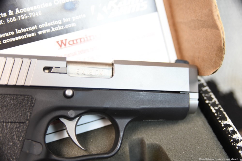 Kahr Arms CW-9 pistol  3.6 inch BBL 7 round mag Super Condition-img-8