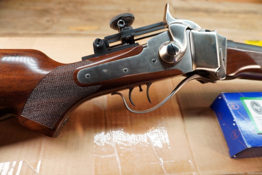 Sharps Creedmoor No2 45-90 target rifle like new in box # 2 45/90 Pedersoli-img-5