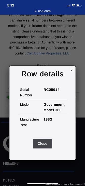 COLT GOVERNMENT 380 7+1 .380 ACP w Box 1983-img-38