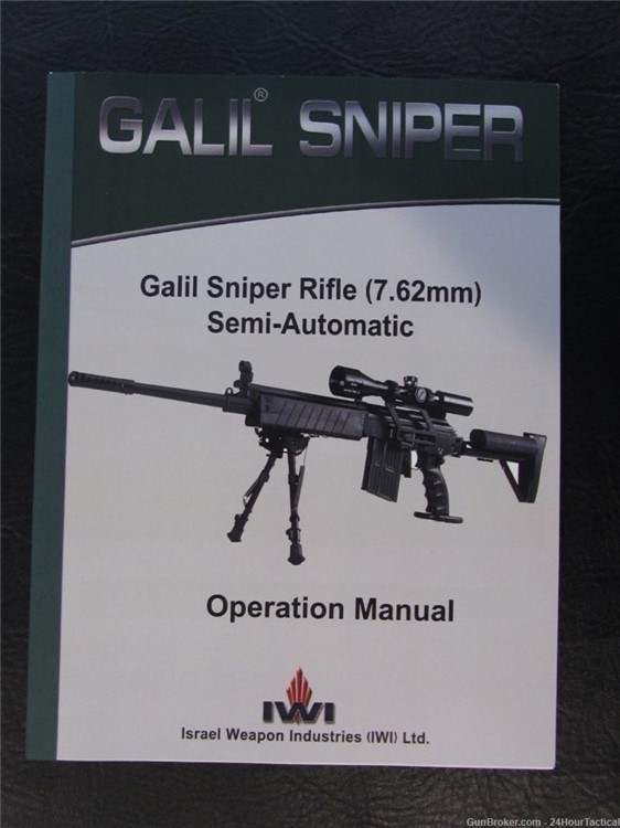 Galil Sniper Manual Color Reprint-img-0