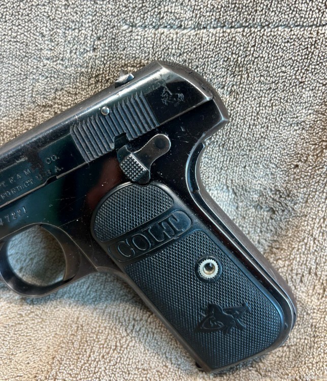 1913 Colt 1903 Pocket Hammerless  Type 3, 32 ACP FACTORY LETTER -img-4