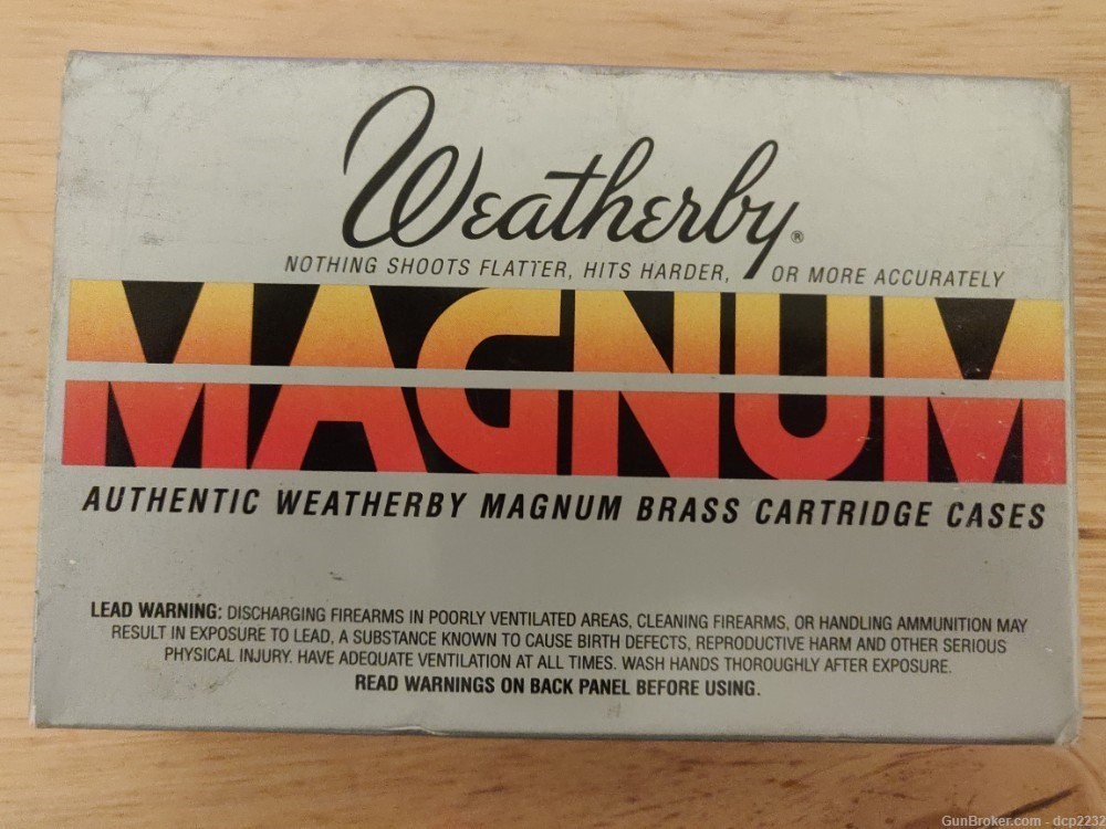 .300 Weatherby Magnum Brass Cartridge Cases-img-0
