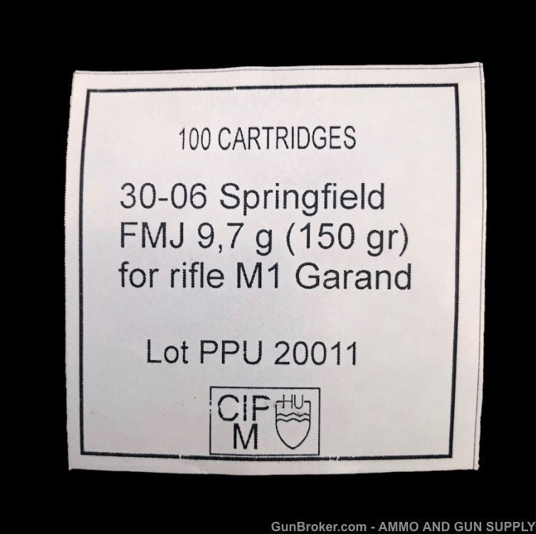 PPU 30-06 SPRINGFIELD 150 GRAIN FMJ 100 RNDS - 1 PACK AMMUNTION-PENNY START-img-1