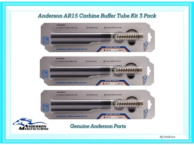 Anderson,  AR-15 Buffer Tube Kit - Carbine Length - 3 Pack Deal