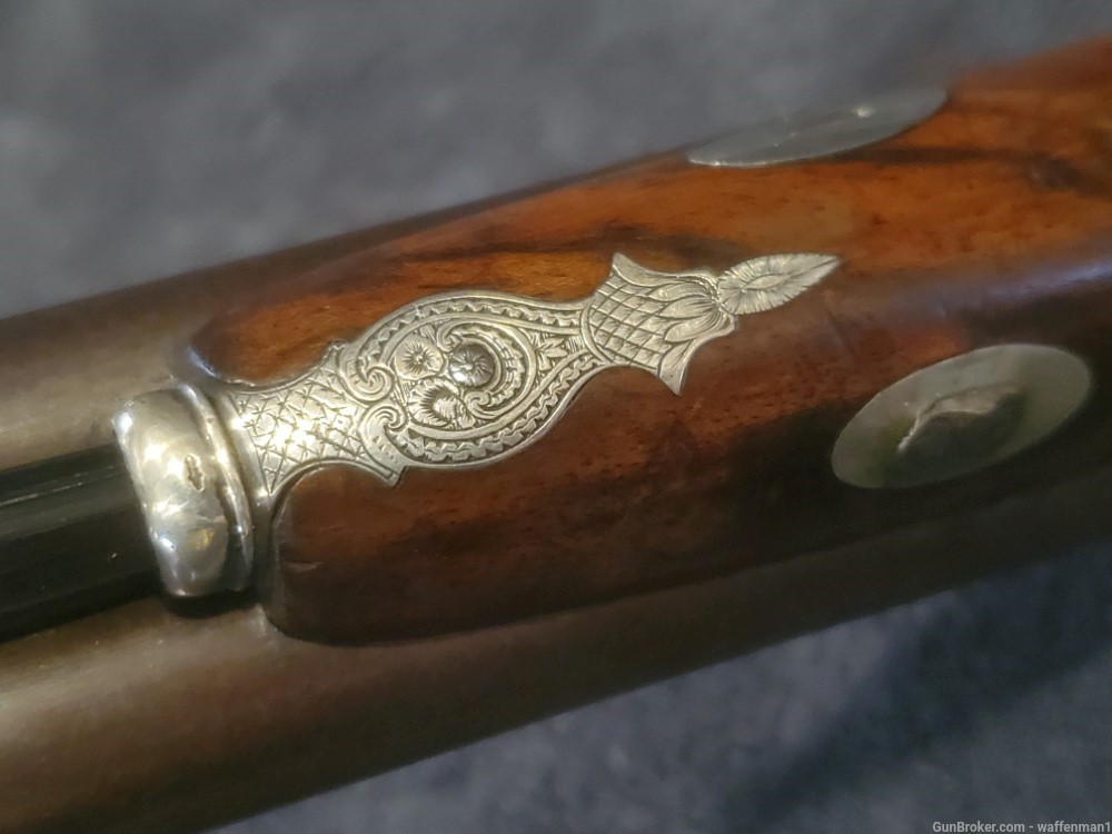 Antique Fine Example of a 62 Cal Percussion Howdah Pistol by LECLERE-img-29