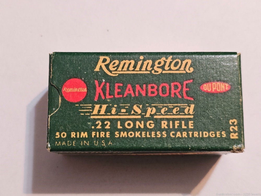 Vintage Remington Hi-Speed Kleanbore 22 LRHP -img-0