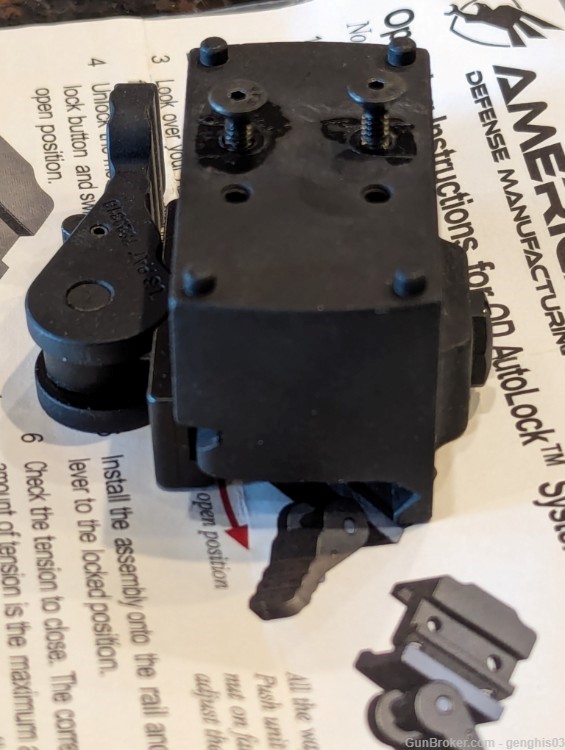 American Defense QD Mount for J-Point/Docter/Burris/Vortex Red Dot Sights-img-2