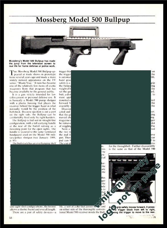 1989 MOSSBERG 500 Bullpup 1 2/3-pg Article-img-0