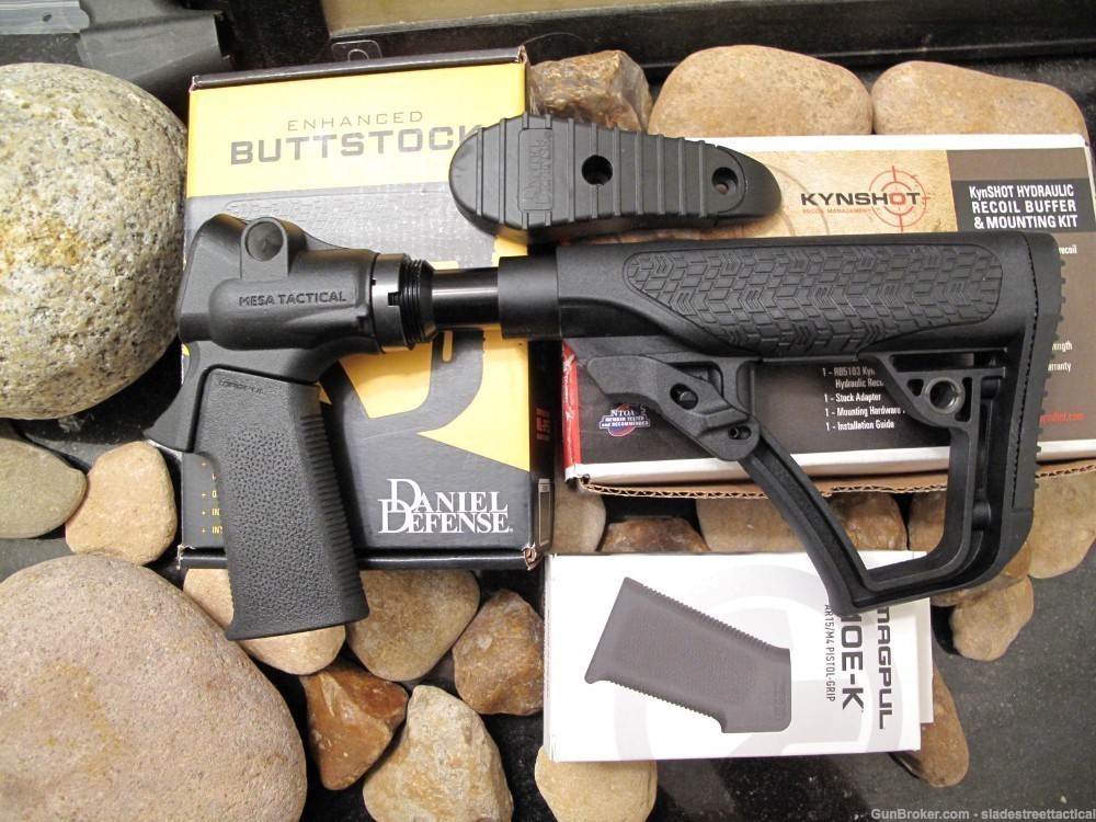 RECOIL REDUCING Remington 870 Daniel Defense + Mesa Stock PISTOL GRIP ADJUS-img-0