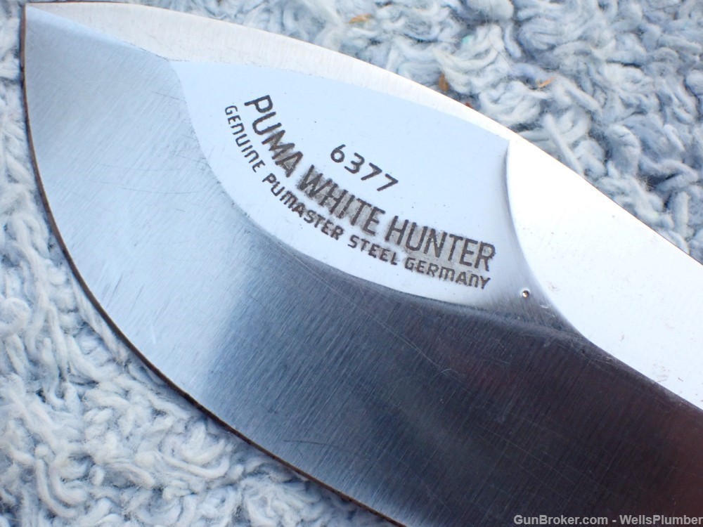 VIETNAM PUMA FIGHTING KNIFE WHITE HUNTER WITH ORIGINAL SCABBARD (RARE)-img-23