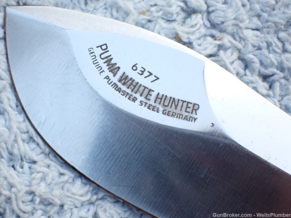 VIETNAM PUMA FIGHTING KNIFE WHITE HUNTER WITH ORIGINAL SCABBARD (RARE)-img-22