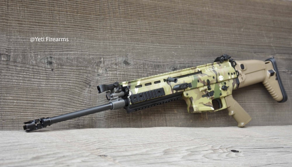 FN SCAR 16s NRCH Multicam 5.56mm 16" FNH 38-101307 No CC Fee-img-0