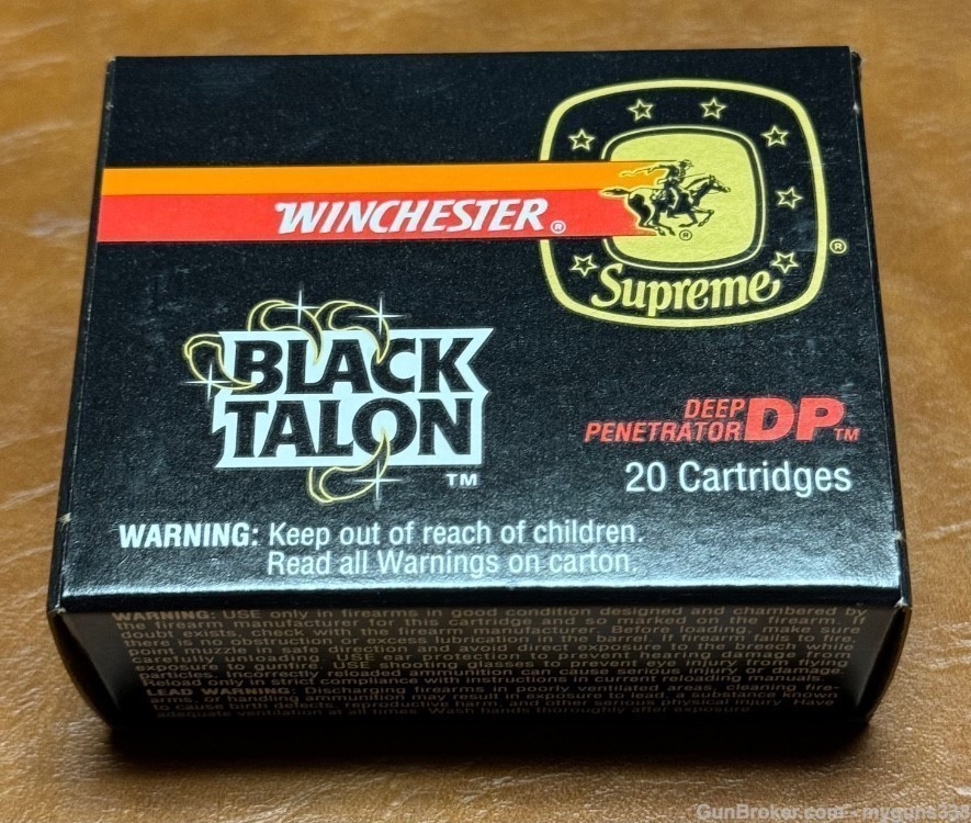 Winchester Black Talon 9mm Has Never Been Handled Since Purchased!-img-0
