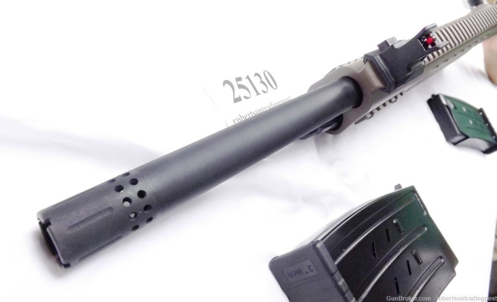 Tristar KRX 12 Ga AR15 type Tactical Shotgun 25130 Rail + Ghost Ring 2 Mags-img-2