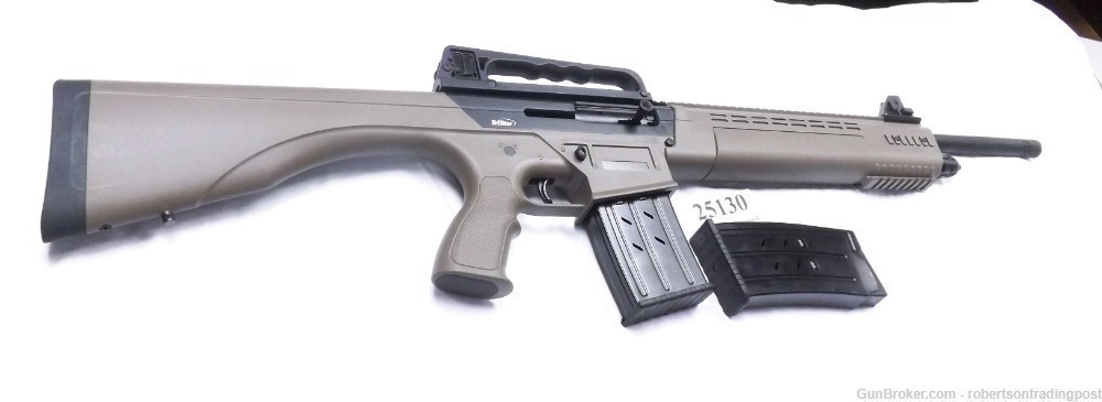 Tristar KRX 12 Ga AR15 type Tactical Shotgun 25130 Rail + Ghost Ring 2 Mags-img-21