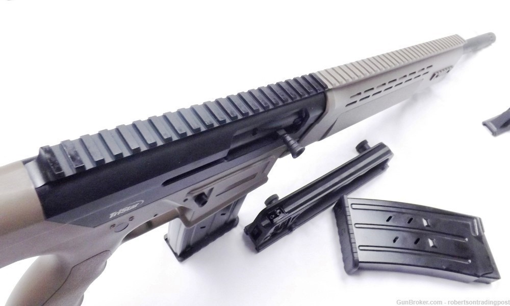 Tristar KRX 12 Ga AR15 type Tactical Shotgun 25130 Rail + Ghost Ring 2 Mags-img-6