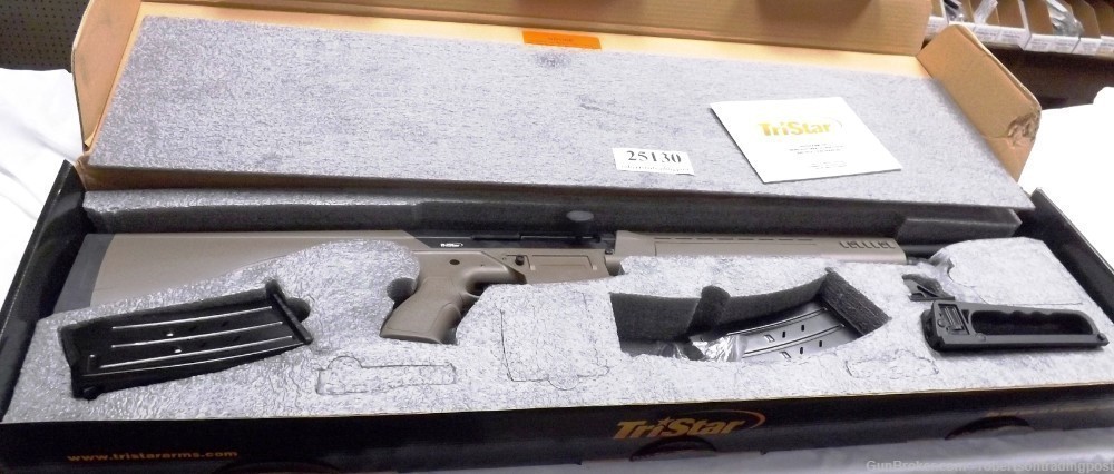 Tristar KRX 12 Ga AR15 type Tactical Shotgun 25130 Rail + Ghost Ring 2 Mags-img-17