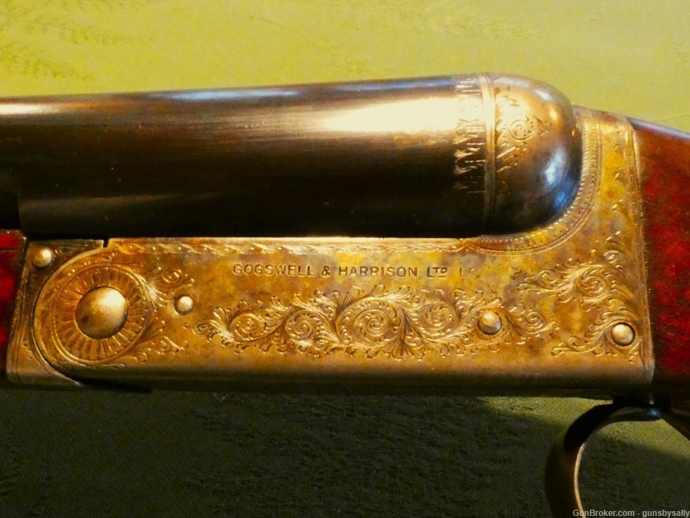 Engraved Cogswell and Harrison Ejector 12 Bore 30 Inch Tubes, 15 1/4" LOP-img-15