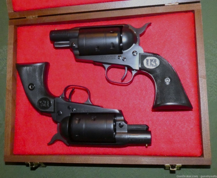 USFA Prototype Matched Pair Shot Pistol .45 Long Colt .410 Shotgun in Case-img-0