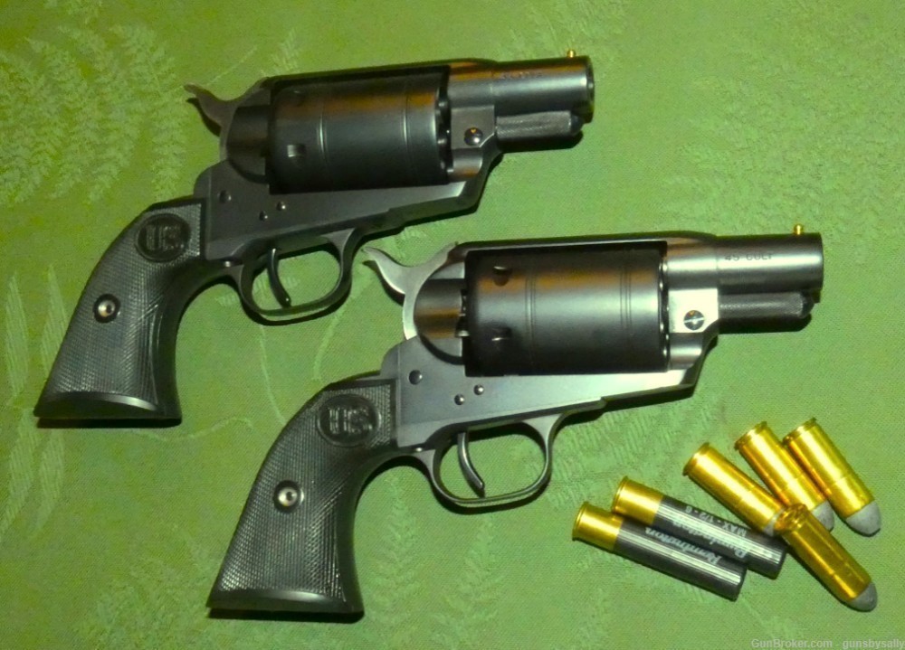 USFA Prototype Matched Pair Shot Pistol .45 Long Colt .410 Shotgun in Case-img-5