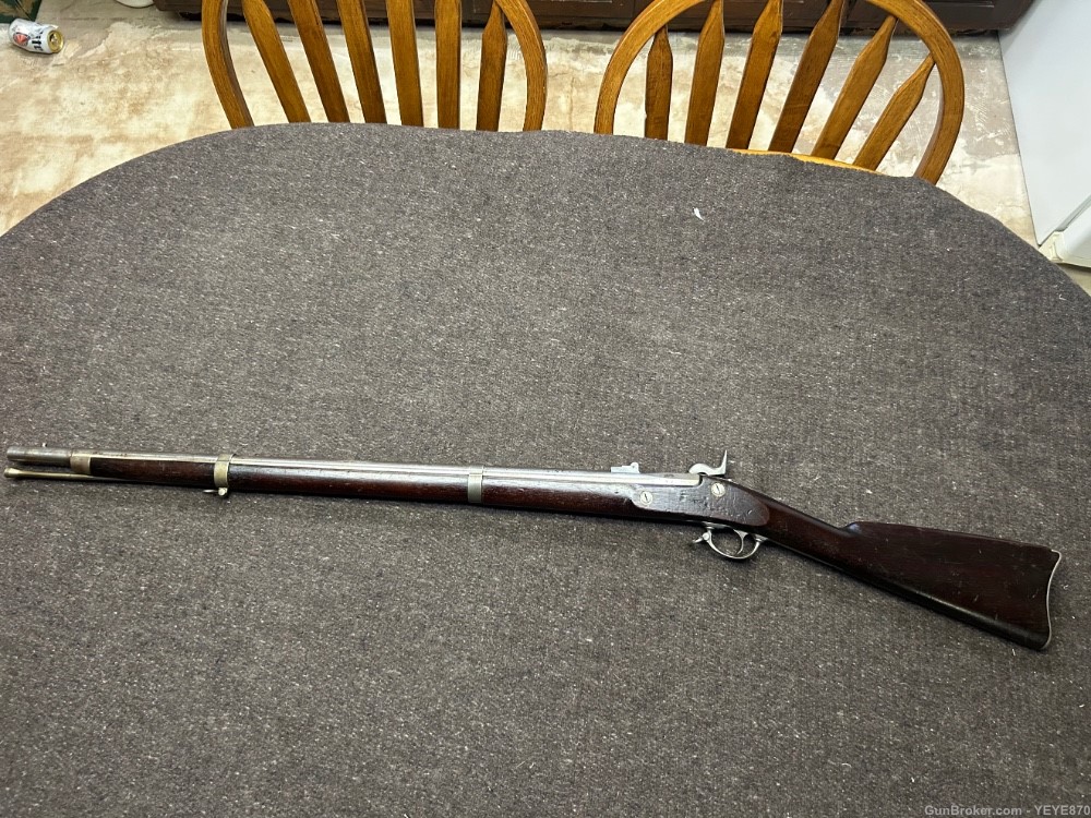 Rare Springfield Model 1861 “Savage” contract “Cadet” carbine 58 cal -img-0