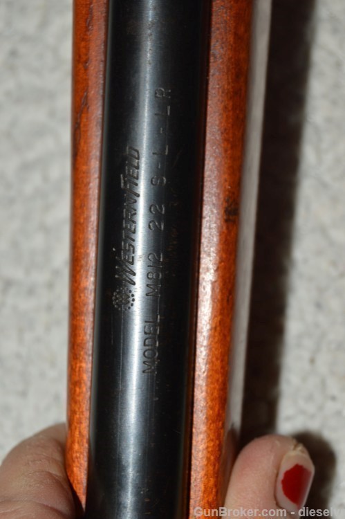 NICE Western Field Model M812 22 Single Shot Bolt Action w/4x Scope -img-10