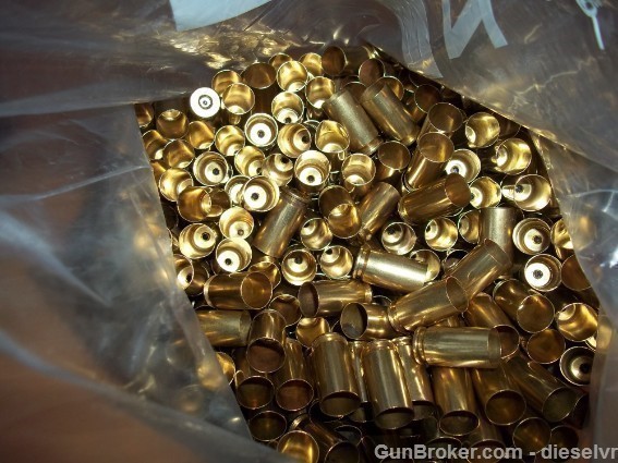 500 FULLY CLEANED Remington 40 S&W BRASS Shell Cas-img-1
