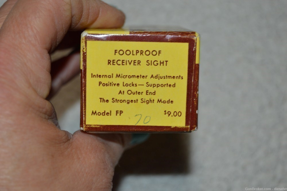 Vintage IN BOX Williams Foolproof Winchester Model 70 Sight-img-3