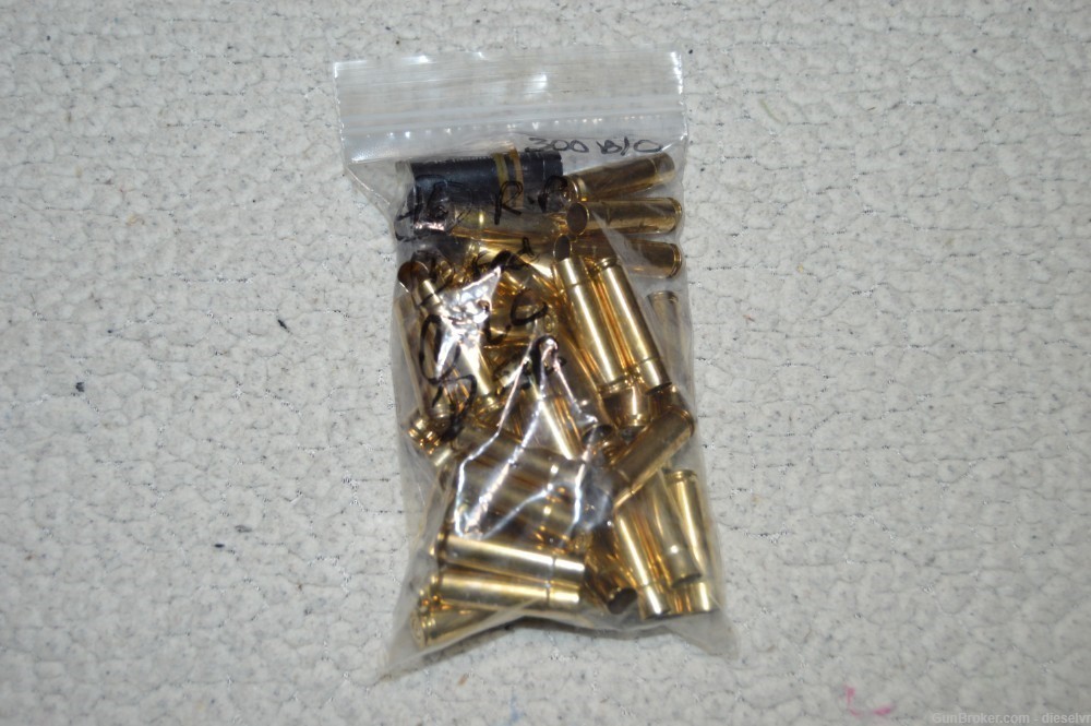 50 VERY CLEAN 300 Blackout BRASS Shell Casings-img-1