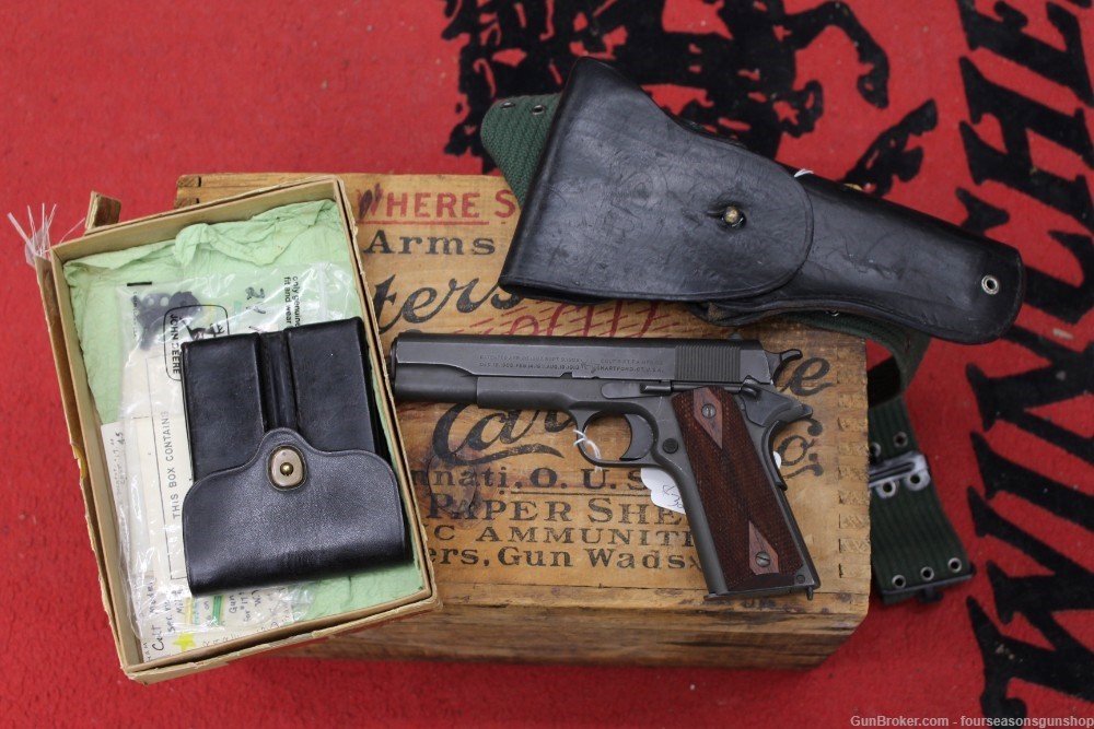 Colt 1911 (1918) Holster and Box -img-0