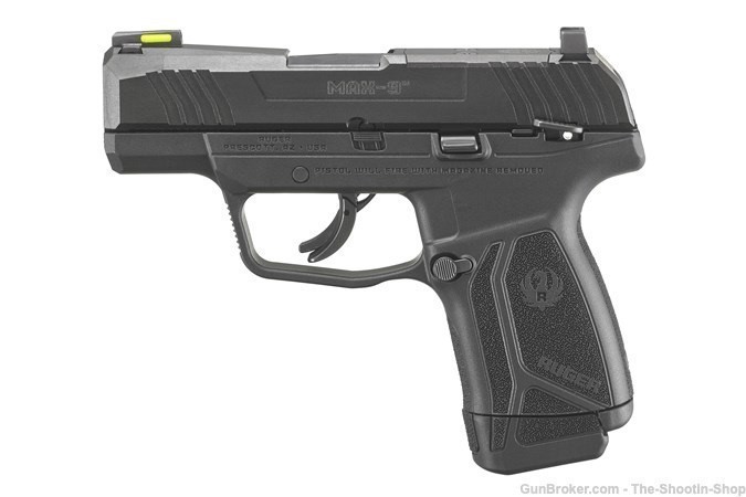 Ruger Model MAX-9 Pistol Compact Semi Auto 9MM 12RD New 03500 SA 2-MAGS BLK-img-2
