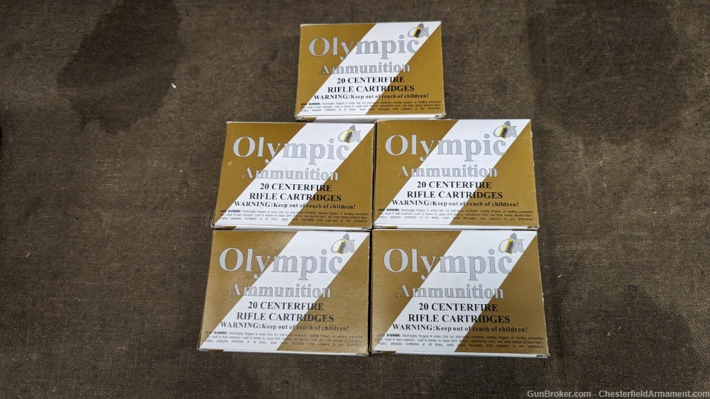 Olympic Ammunition .30-06 M2 Ball FMJ *Lot of 100 rounds*-img-0