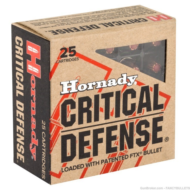 250RDS, Hornady, Critical Defense, 380ACP, 90 Gr, Hollow Point, PENNY START-img-1
