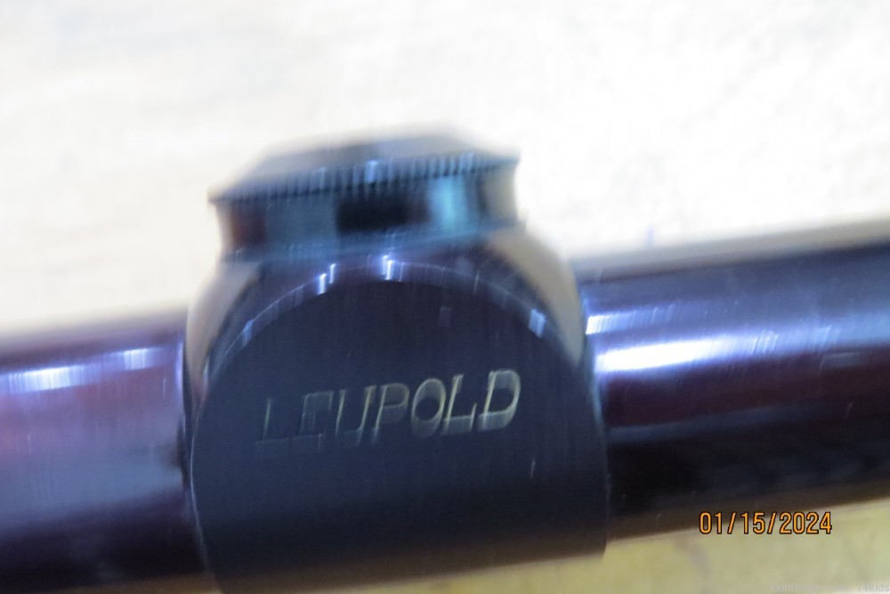 2-7  Leupold Rifle Scope mild purple/brown in color Scratches 28mm Bell-img-5