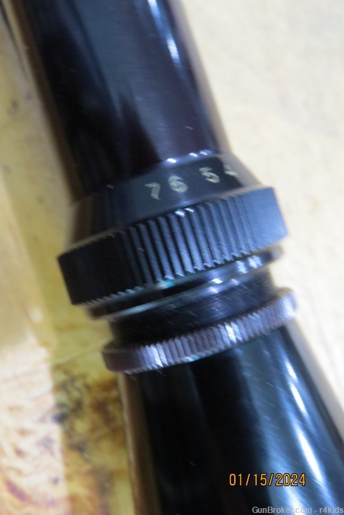 2-7  Leupold Rifle Scope mild purple/brown in color Scratches 28mm Bell-img-6