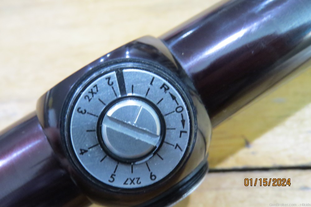 2-7  Leupold Rifle Scope mild purple/brown in color Scratches 28mm Bell-img-9