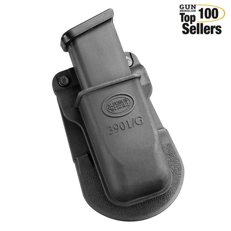 FOBUS Paddle SINGLE MAGAZINE POUCH FOR GLOCK DOUBLE-STACK 9mm, Ambi (3901G)-img-0