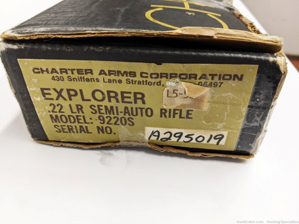 Charter Arms Explorer AR-7 .22 LR Takedown Semi-Auto Rifle1973-1990 Box-img-10