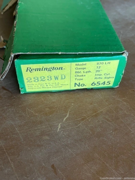 Remington Wingmaster 870 Left Hand 12 Gauge Slug Barrel NIB-img-0