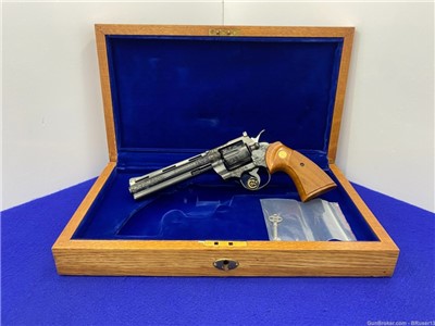 1984 Colt Python .357mag *ALASKA 25th ANNIVERSARY* K. Hurst Master Engraved