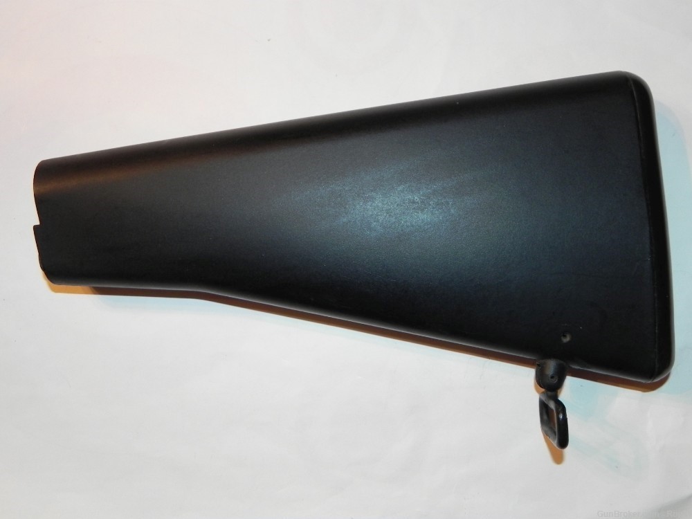 M16a1 Stock Assembly, Black Plastic, Used/surplus G.I. no trapdoor-img-0