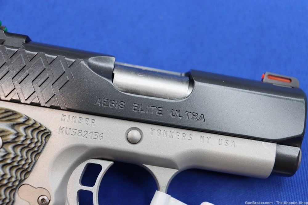 Kimber Model AEGIS ELITE Ultra 1911 Pistol 9MM 2Tone Stainless 3" Compact 9-img-11