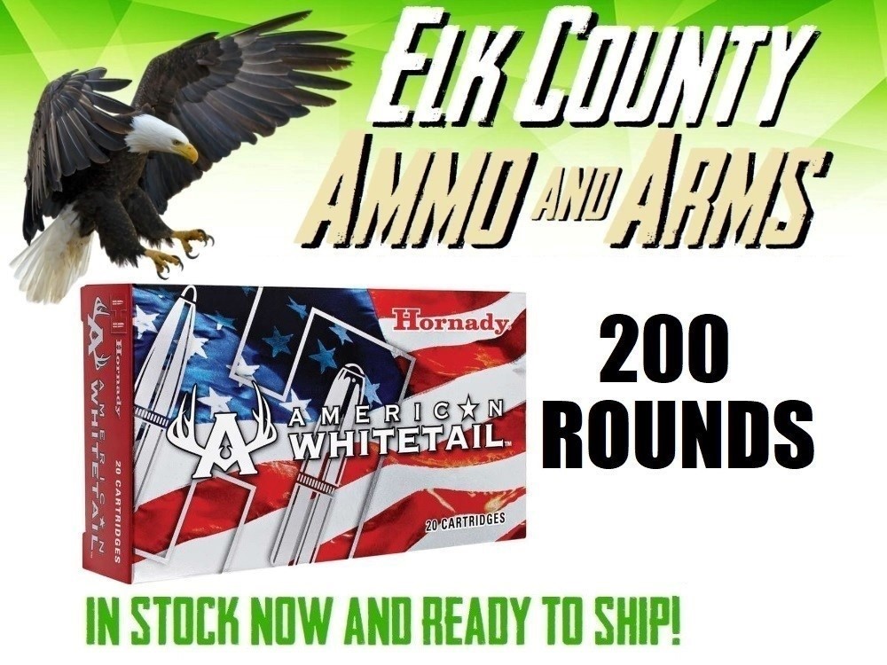Hornady American Whitetail .30-06 Sprg 150 Gr InterLock 200 Rounds - 8108-img-0