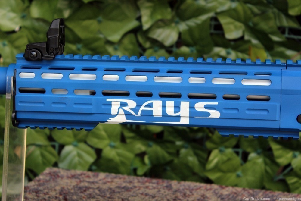 AR Style 12 Gauge Fear 116 "Tampa Bay Rays " Custom Duracoat  New W/ Case-img-8