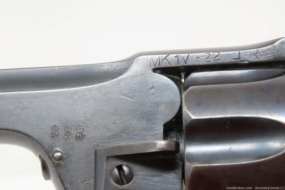 World War II BRITISH ENFIELD No. 2 Mark I .22 RF CONVERSION Revolver C&R   -img-5